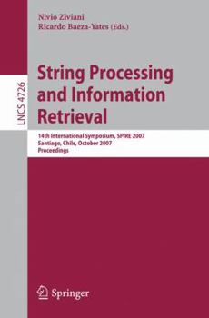 Paperback String Processing and Information Retrieval Book