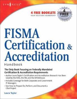 Paperback Fisma Certification and Accreditation Handbook Book