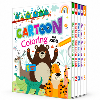 Cartoon for Kids 5 Books Set (Coloring Book)