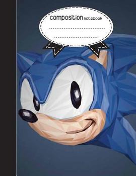 Paperback Composition Notebook, 8.5 x 11, 110 pages: Sonic: (School Notebooks) Book