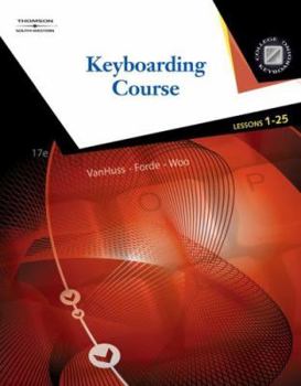 Paperback Keyboarding Course, Lessons 1-25 Book