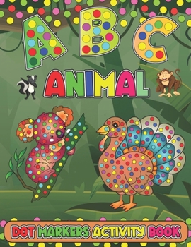 dot markers activity book ABC animal