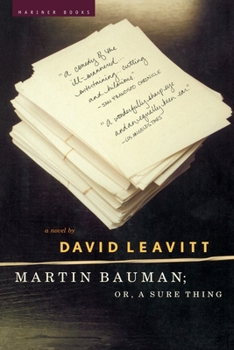 Paperback Martin Bauman; Or, a Sure Thing Book