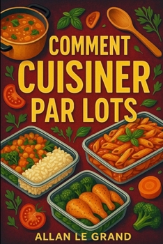 COMMENT CUISINER PAR LOTS: Le guide complet pour préparer des repas rapides et sains pour toute la semaine en moins de 2 heures ! (BATCH COOKING - CUISINE COMPLETE) (French Edition)