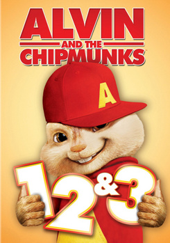 DVD Alvin & the Chipmunks 1, 2 & 3 Book