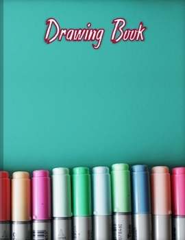 Drawing Book: 100 Blank Pages, 8.5 x 11, Draw Pad for Sketching, Doodling and Painting
