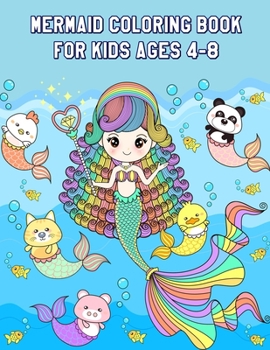 Paperback Mermaid Coloring Book for Kids Ages 4-8 Book