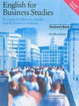 Paperback English for Business Studies Student's Book: A Course for Business Studies and Economics Students Book