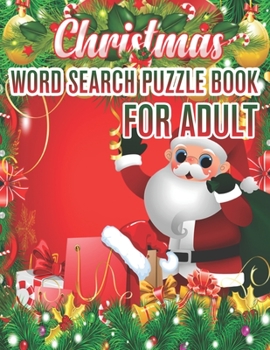 Paperback Christmas Word Search Puzzle book For Adult: Word Search Puzzle book (volume 1) Book
