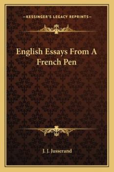 Paperback English Essays From A French Pen Book