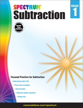Paperback Subtraction, Grade 1 Book