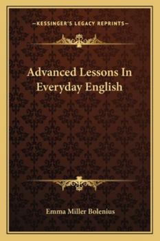 Elementary Lessons in Everyday English