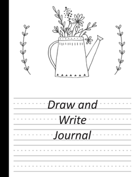 Paperback Draw and Write Journal: Awesome Draw And Write Journal For Creative Kids Rapping Paper Cover Book