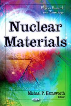 Hardcover Nuclear Materials (Physics Research and Technology) Book