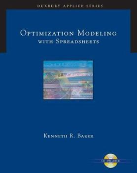 Hardcover Optimization Modeling with Spreadsheets [With CDROM] Book