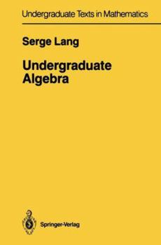 Hardcover Undergraduate Algebra Book