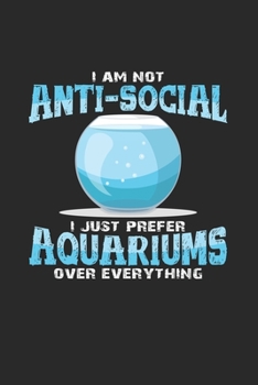 I prefer aquarium: 6x9 Aquarium | lined | ruled paper | notebook | notes