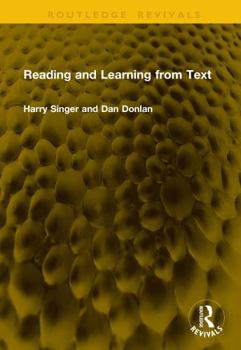 Hardcover Reading and Learning from Text Book