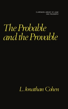 Hardcover The Probable and the Provable Book