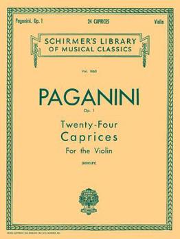 Paperback 24 Caprices, Op. 1: Schirmer Library of Classics Volume 1663 Violin Solo Book