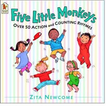 Paperback Five Little Monkeys Book