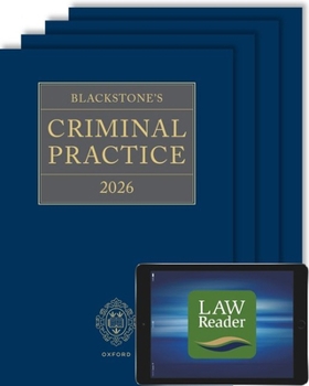 Blackstones Criminal Practice 2026 Digital Pack