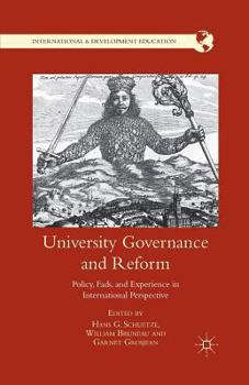 Paperback University Governance and Reform: Policy, Fads, and Experience in International Perspective Book