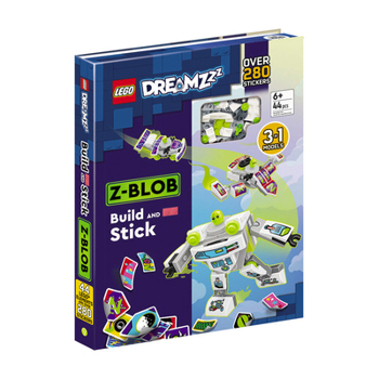 Hardcover Lego(r) Dreamzzz(tm) Build and Stick: Z-Blob Book