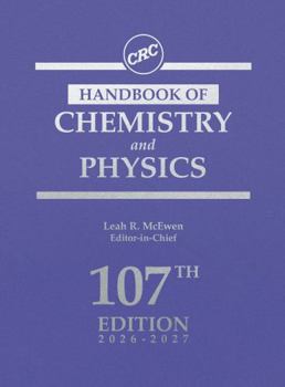 Hardcover CRC Handbook of Chemistry and Physics Book