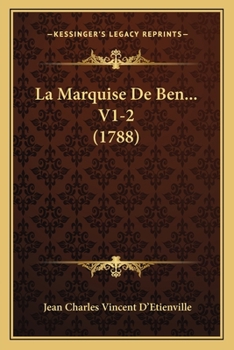 Paperback La Marquise De Ben... V1-2 (1788) [French] Book