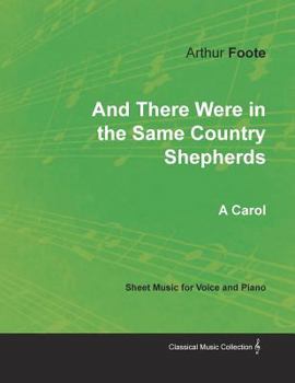 Paperback And There Were in the Same Country Shepherds - A Carol - Sheet Music for Voice and Piano Book