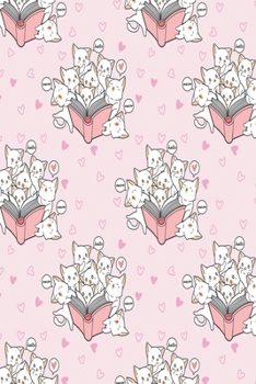 Lovely cats Notebook: Notebook graph paper 120 pages 6x9 perfect as math book, sketchbook, workbook and diary with loving cats