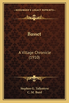 Paperback Basset: A Village Chronicle (1910) Book