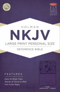 Imitation Leather Large Print Personal Size Reference Bible-NKJV [Large Print] Book
