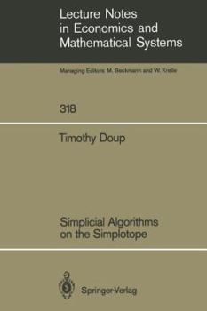 Paperback Simplicial Algorithms on the Simplotope Book