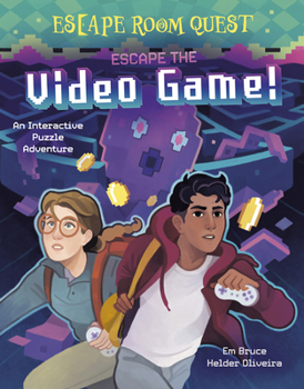 Hardcover Escape Room Quest: Escape the Video Game!: An Interactive Puzzle Adventure Book