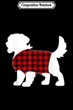 Composition Notebook: DUTCH SMOUSHOND Lover Gift. Dog Costumes Christmas Red Plaid  Journal/Notebook Blank Lined Ruled 6x9 100 Pages