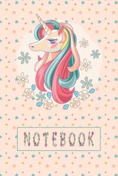 Happy Cute Unicorn Lined Blank Notebook: A color unicorn lined notebook for jotting down ideas ~ great gift for Christmas, Birthday for unicorn lovers
