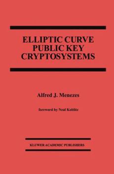 Paperback Elliptic Curve Public Key Cryptosystems Book
