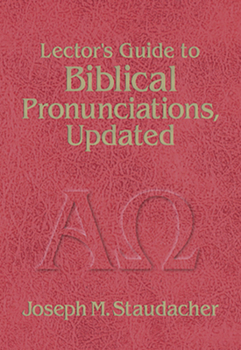 Paperback Lector's Guide to Biblical Pronunciations Book