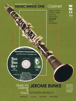 Music Minus One Clarinet: Intermediate Clarinet Solos, Vol. II (Book & CD)
