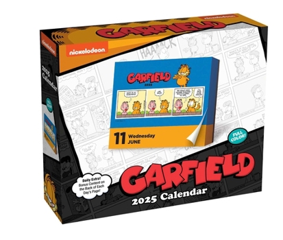 Calendar Garfield 2025 Day-To-Day Calendar Book