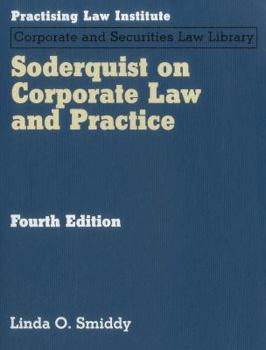 Loose Leaf Soderquist on Corporate Law and Practice Book