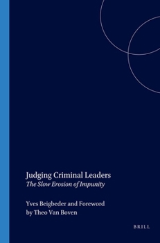Paperback Judging Criminal Leaders Book