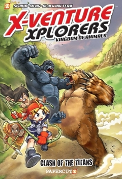 Hardcover X-Venture Xplorers #2: Clash of the Titans Book