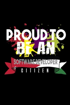 Paperback Proud to be a software developer citizen: 110 Game Sheets -Tic-Tac-Toe Blank Games- 6 x 9 in - 15.24 x 22.86 cm - Single Player - Funny Great Gift Book