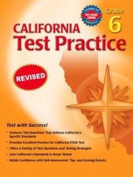 Paperback California Test Practice, Grade 6 Book