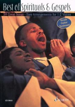 Paperback Best of Spirituals & Gospels: Melody Edition Book