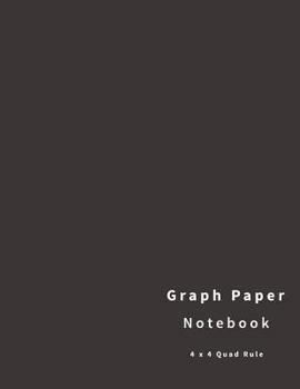 Paperback Graph Paper Notebook: 4 x 4 Quad rule, 110 pages Book
