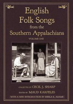 Paperback English Folk Songs from the Southern Appalachians, Vol 1 Book